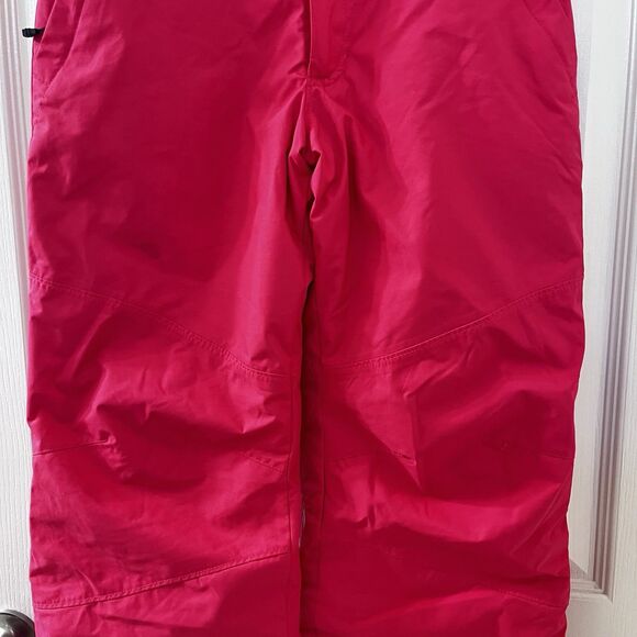 Columbia Omni-Tech Bugaboo Snow Pants Waterproof Insulated Pink Girls Size 10-12 - Picture 3 of 16